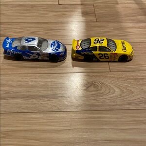 Blue and Yellow Toy Race Cars Set original race cars